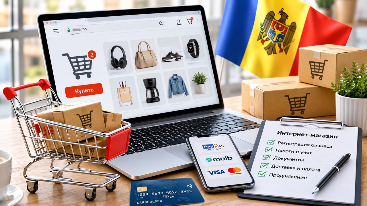 Как открыть интернет-магазин в Молдове в 2026: регистрация, документы, сроки, стоимость, налоги, касса и куда обращаться при отказе ASP.