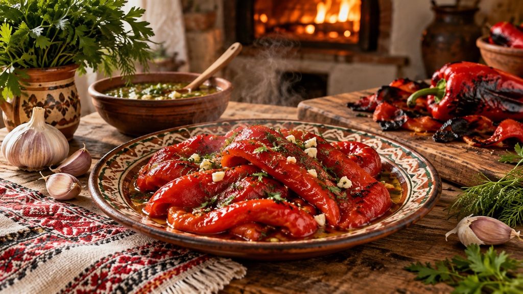 Печёные перцы по-молдавски: рецепт в духовке
