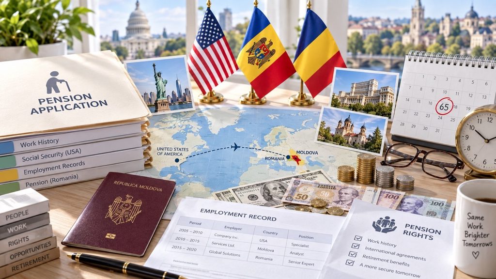 Пенсия за стаж в США и Румынии: как гражданин Молдовы сможет воспользоваться новым соглашением