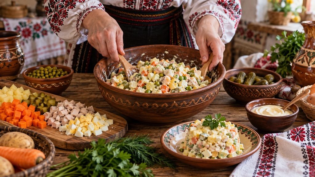 Как приготовить салат столичный молдавский по-молдавски: классический рецепт