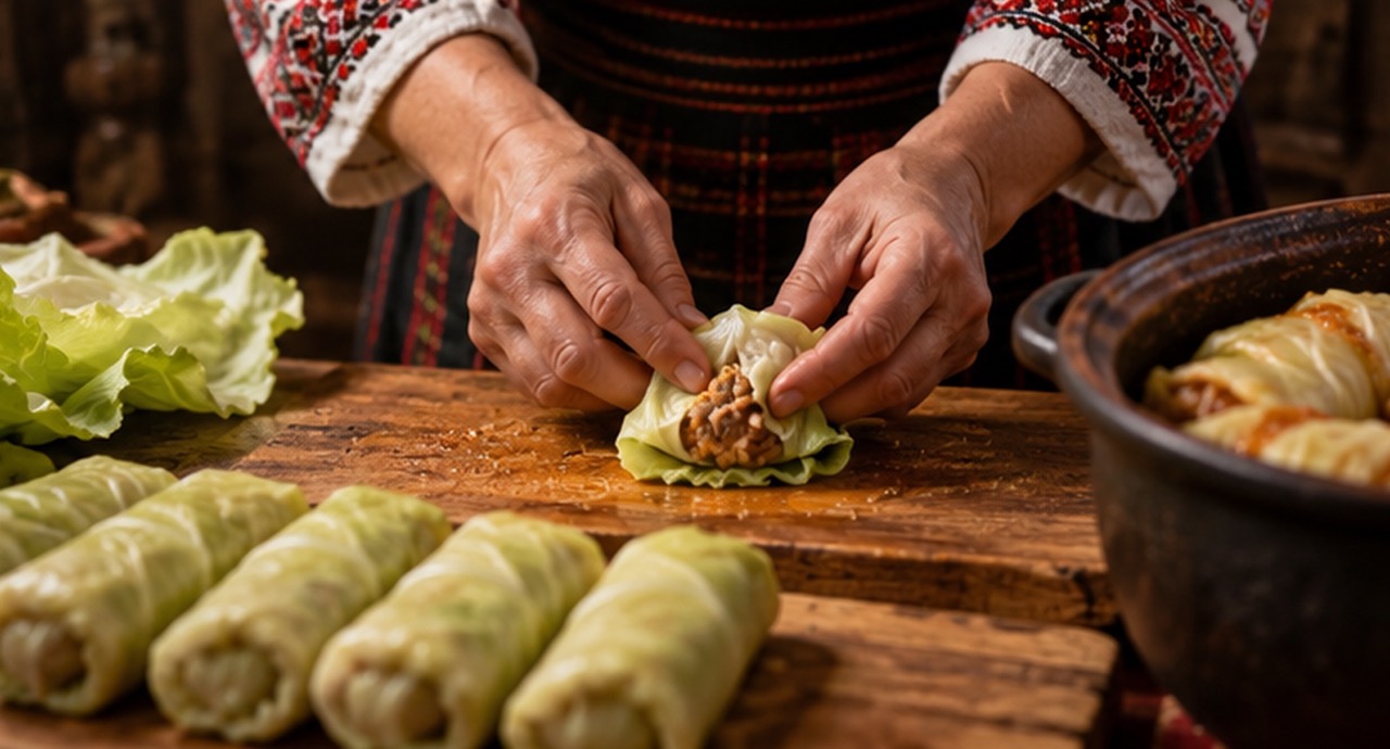 Сармале с капустой по-молдавски: рецепт на 4–6 порций с мясом и рисом, пошаговым приготовлением, КБЖУ, вариантами замен, подачей.