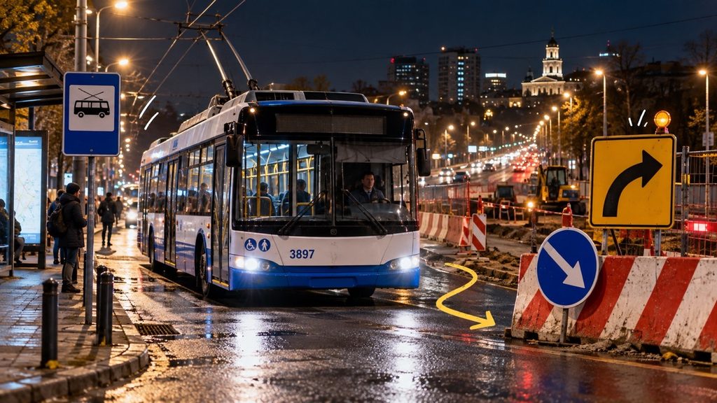 Шоссе Хынчешть перекроют 25–26 сентября: где будет закрыта дорога и как поедет транспорт