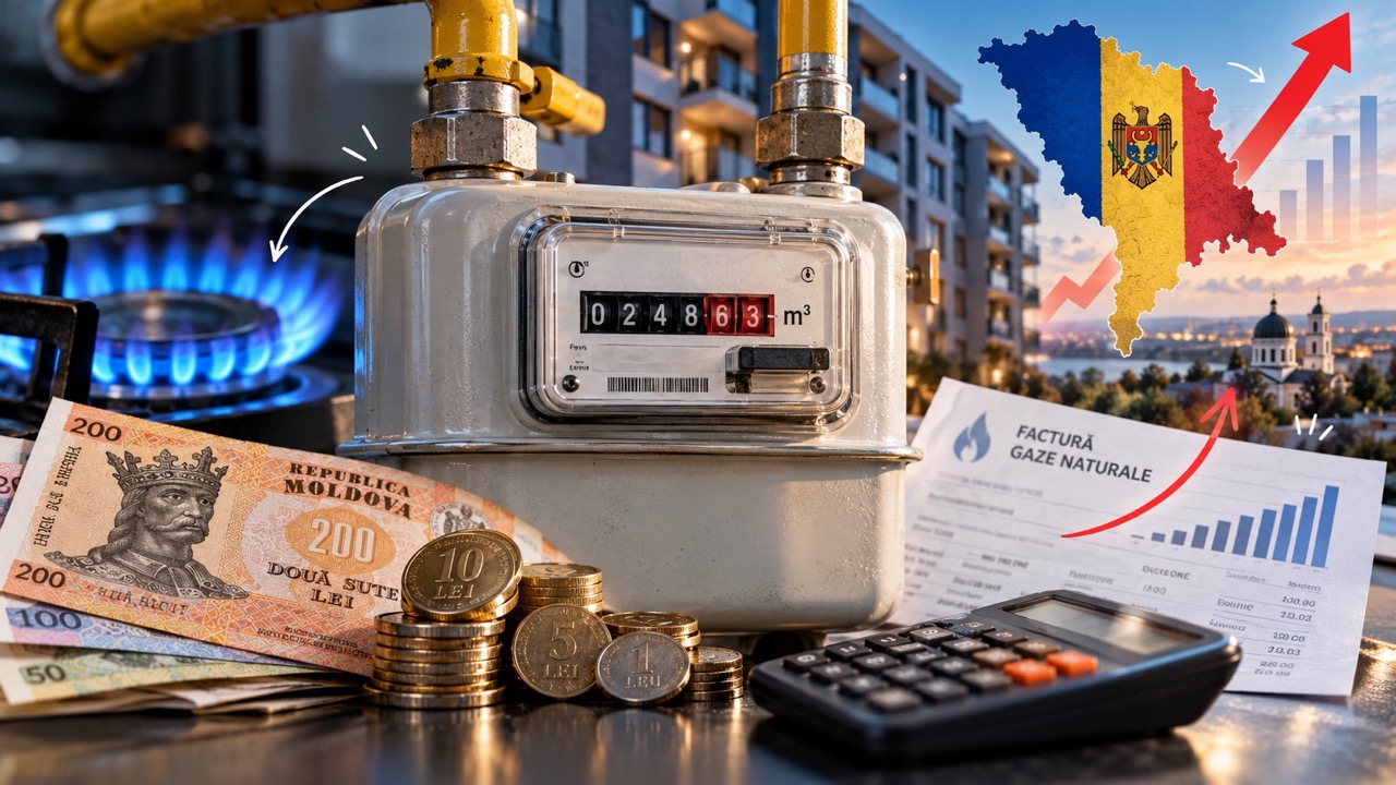Новый тариф на газ в Молдове: сколько может стоить кубометр с 1 октября, расчёт для 50–200 м³ и как сменить поставщика газа дешевле.
