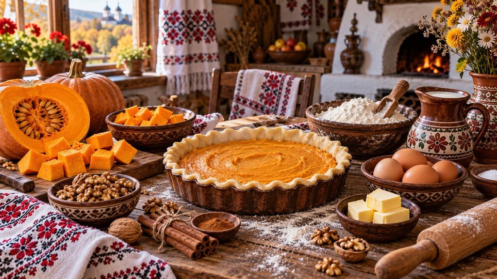Тыквенный пирог в духовке: простой домашний рецепт