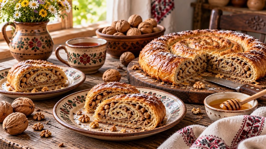 Как приготовить вертута с орехами по-молдавски: пошаговый рецепт