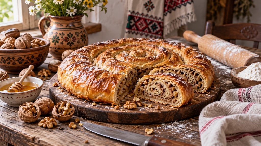 Как приготовить вертута с орехами по-молдавски: пошаговый рецепт