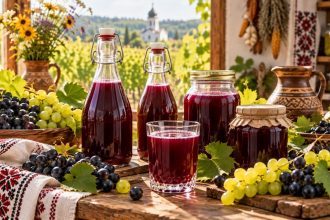 Домашний виноградный сок: рецепт из свежего винограда, пошаговое приготовление, КБЖУ, советы, подача и хранение без лишних добавок.