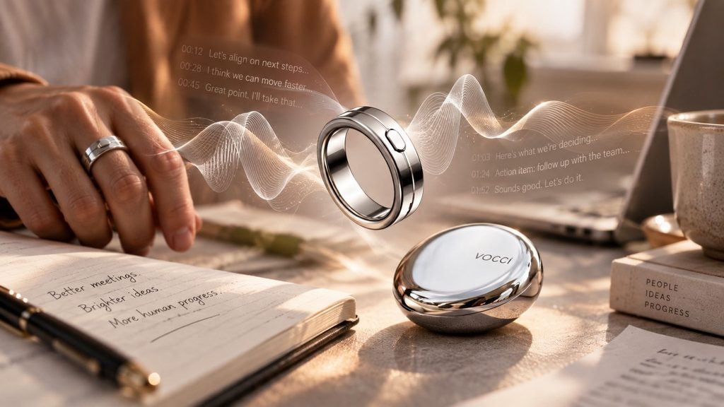 Что такое Vocci Ring и зачем нужно умное AI-кольцо для записи встреч