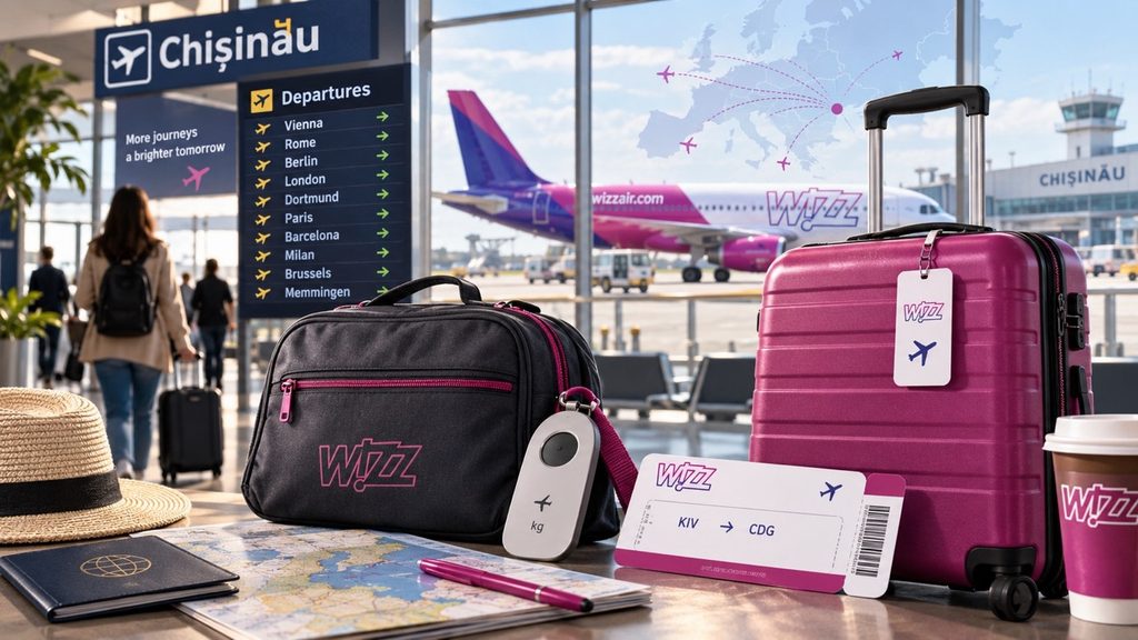 Wizz Air расширяет полёты из Кишинёва с 18 сентября: какие рейсы добавят