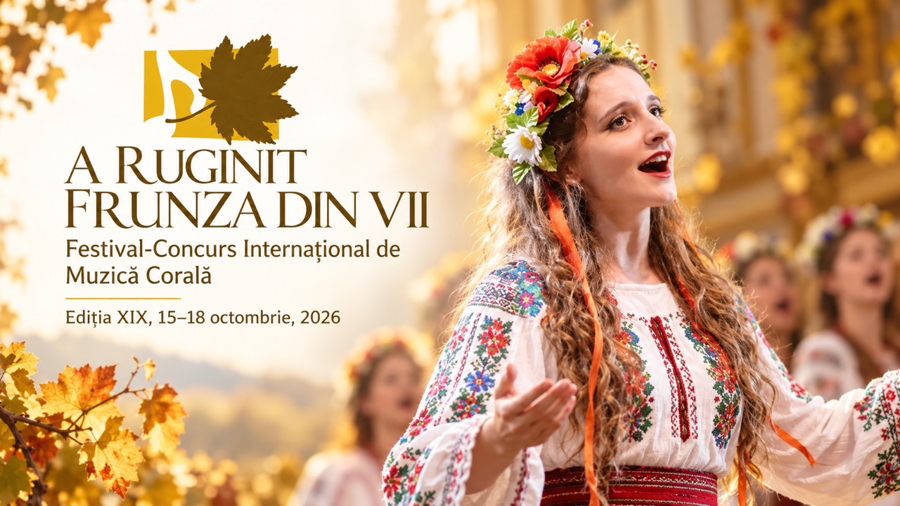 A Ruginit Frunza din Vii 15–18 октября 2026 в Кишинёве: программа, время концертов, адреса площадок, вход и финальная Гала лауреатов.
