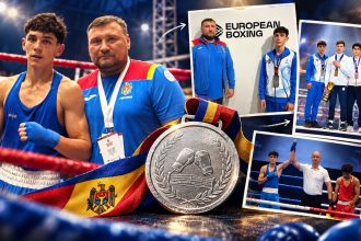 Александру-Акиле Буханюк завоевал серебро чемпионата Европы U17 по боксу. Сколько ему лет, кто его отец и тренеры, биография, карьера и семья