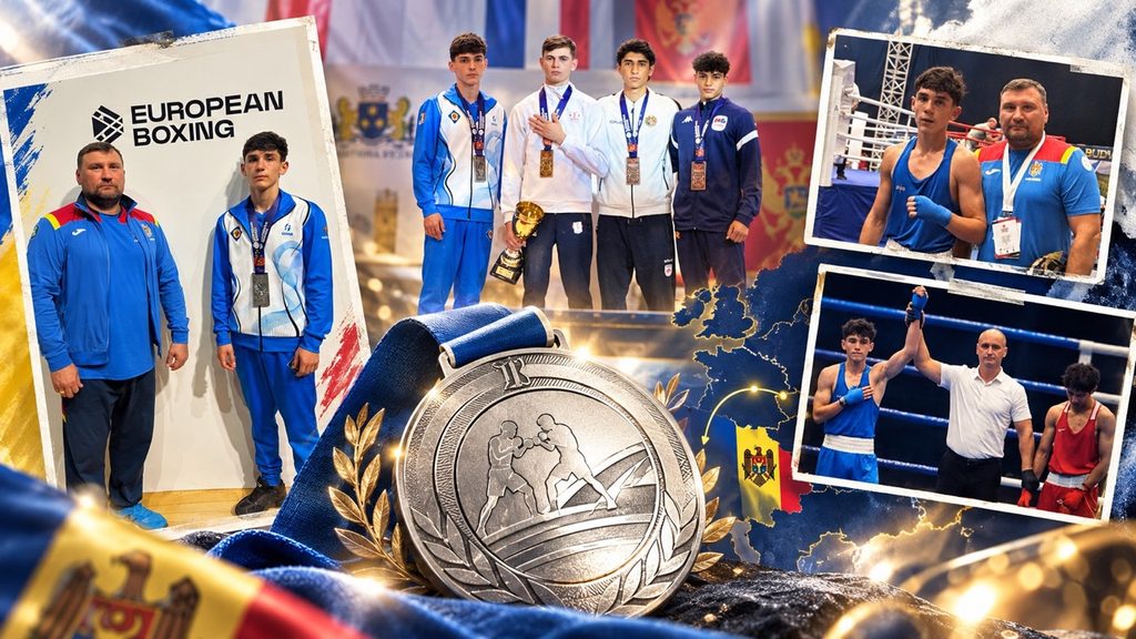 Молдавский боксер Александру-Акиле Буханюк завоевал серебро чемпионата Европы U17