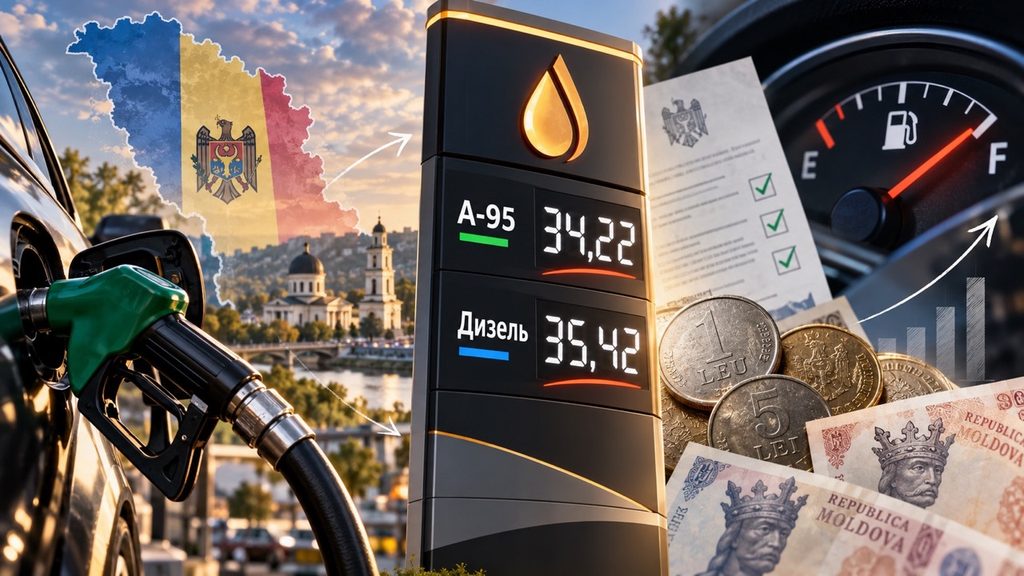 Сколько стоят бензин и дизель в Молдове 7 октября 2026 года