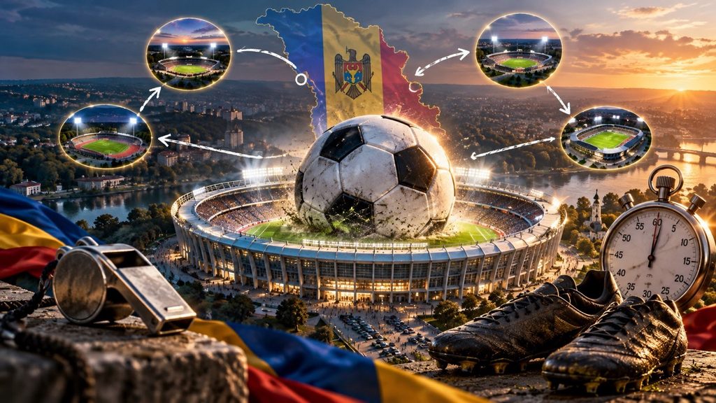 Чемпионат Молдовы по футболу 17–18 октября 2026: где и во сколько пройдут матчи 15-го тура