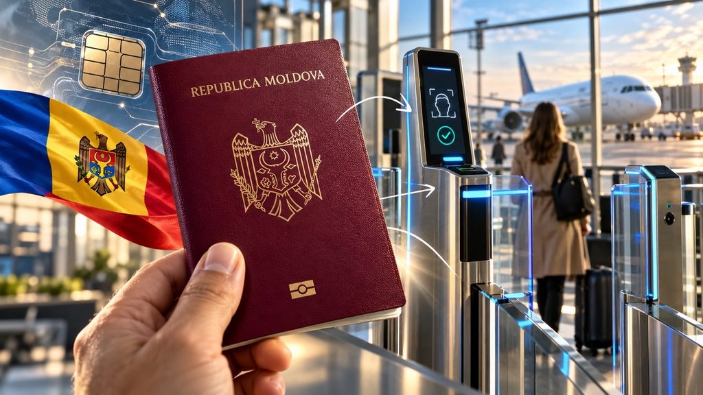 Новый паспорт Молдовы и e-Gate: в каких аэропортах можно будет проходить автоматический контроль