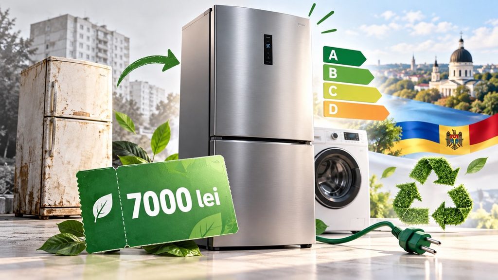 EcoVoucher на 7000 леев в Молдове до 1 ноября 2026: как проверить ваучер и купить технику