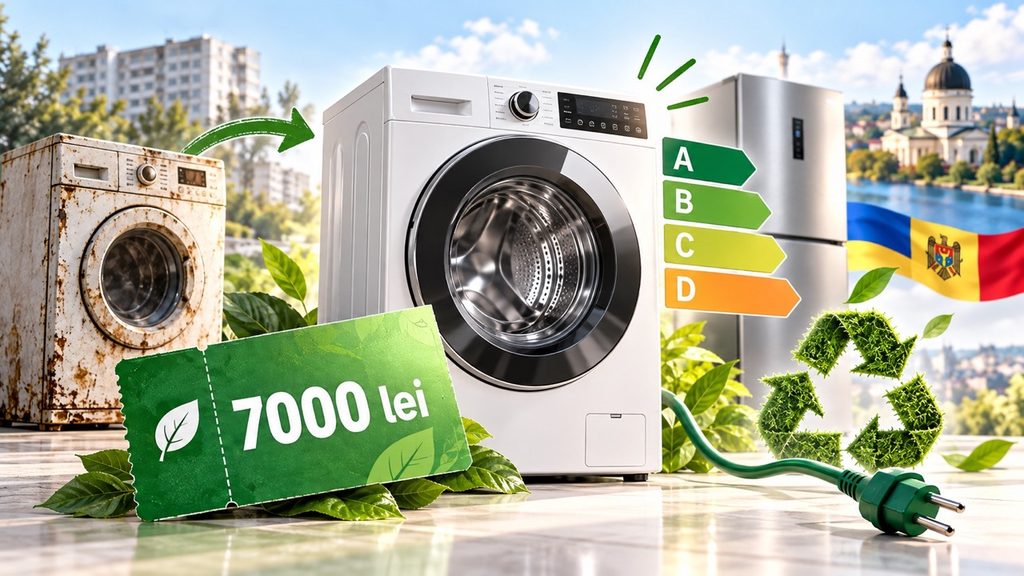 EcoVoucher на 7000 леев в Молдове до 1 ноября 2026: как проверить ваучер и купить технику