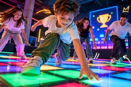 Hai Pixel в Кишинёве: цены на интерактивный LED-пол, правила игры, стоимость дня рождения, адрес, график работы и бронирование.