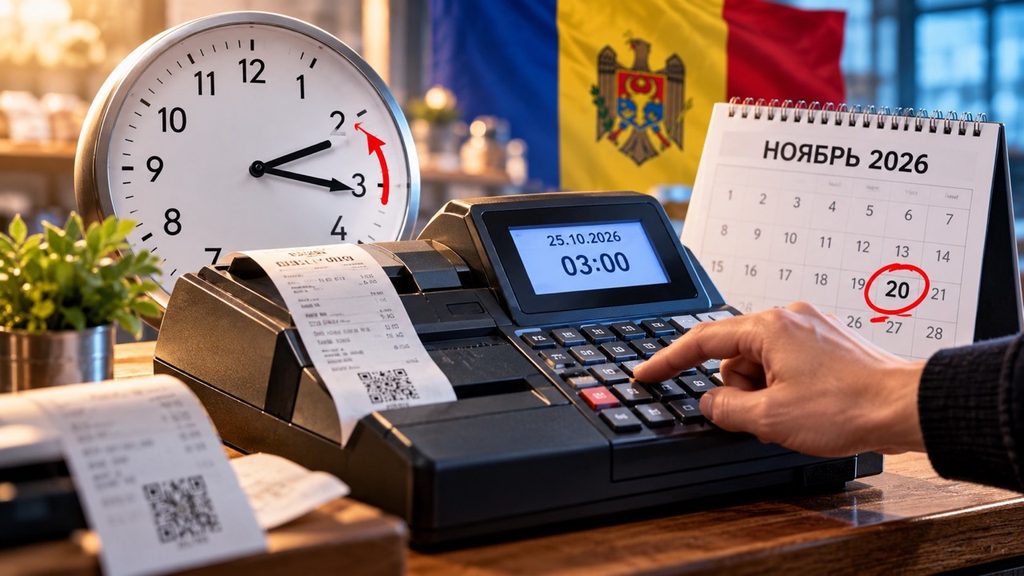До какого числа нужно перевести кассовые аппараты на зимнее время в Молдове