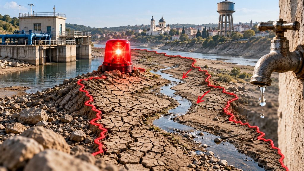 Красный код из-за обмеления Днестра: какие населённые пункты Молдовы могут остаться без воды