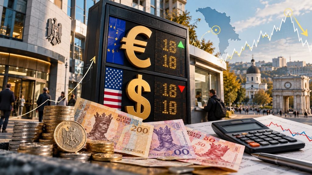 Какой курс валют в Молдове сегодня 5 октября 2026 года и что будет с евро и долларом на неделе