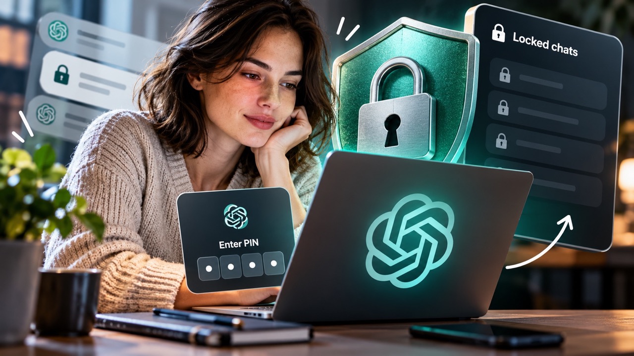 Как заблокировать чат ChatGPT PIN-кодом: инструкция для iPhone, Android и ПК. Где найти все защищённые переписки и как изменить PIN безопасно