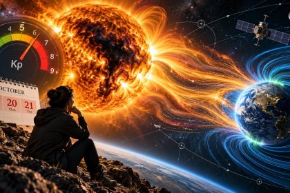 Магнитные бури 19–21 октября 2026 в Молдове: часы G1, индекс Kp по прогнозу NOAA, пик 19 и 20 октября, таблица по времени Кишинёва и советы.