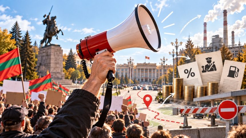 Митинг в Тирасполе 23 октября 2026: время шествия, место собрания, требования организаторов и перекрытия улиц, позиция Кишинёва.
