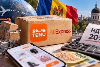Посылки Temu и AliExpress в Молдове с 1 ноября 2026: НДС 20%, доплата на заказы до 150 евро, сбор 12 леев с января 2027 и способы оплаты.