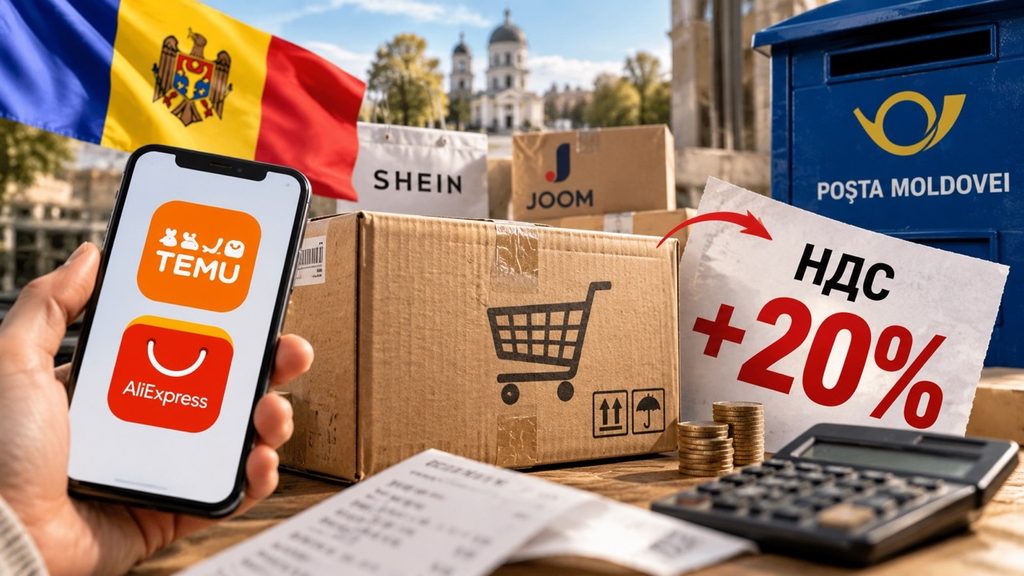 Сколько придётся доплачивать за посылки с Temu и AliExpress в Молдове с 1 ноября 2026 года