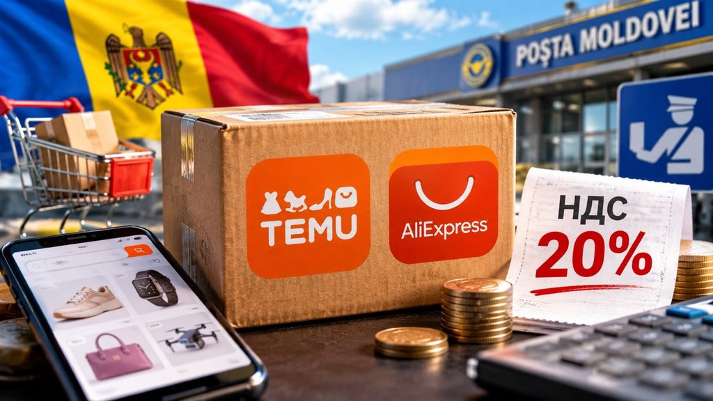 Сколько придётся доплачивать за посылки с Temu и AliExpress в Молдове с 1 ноября 2026 года
