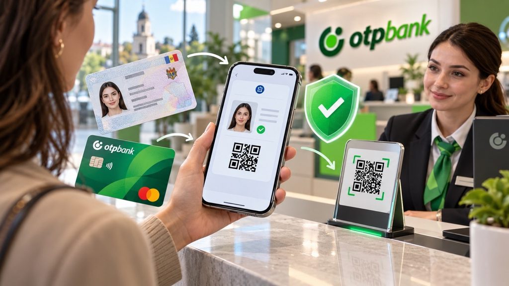 В OTP Bank Молдовы теперь принимают документы EVO: как пройти идентификацию через телефон