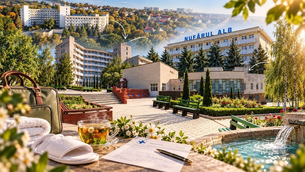 Санаторий Нуфэрул Алб в Кахуле в 2026 году: как проходит лечение и какая цена путевки