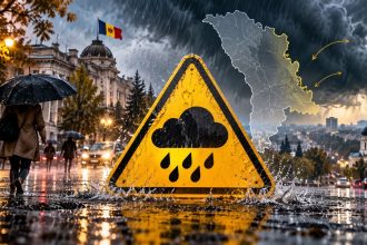 Сильные дожди в Молдове 19 октября 2026. До какого часа действует жёлтый код, сколько выпадет осадков и какая погода ожидается сегодня.