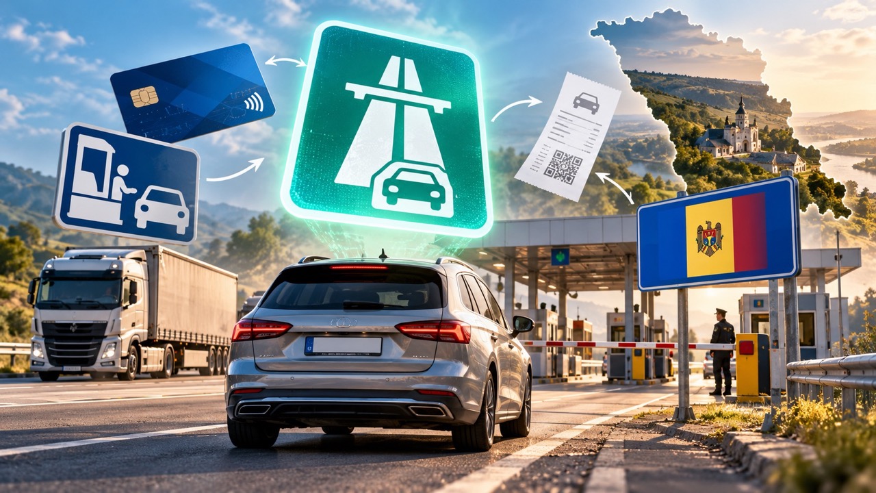 Vignieta Молдова 2026: кому нужна, цены для легковых авто, автобусов и грузовиков, где купить онлайн и какой штраф действует без оплаты.
