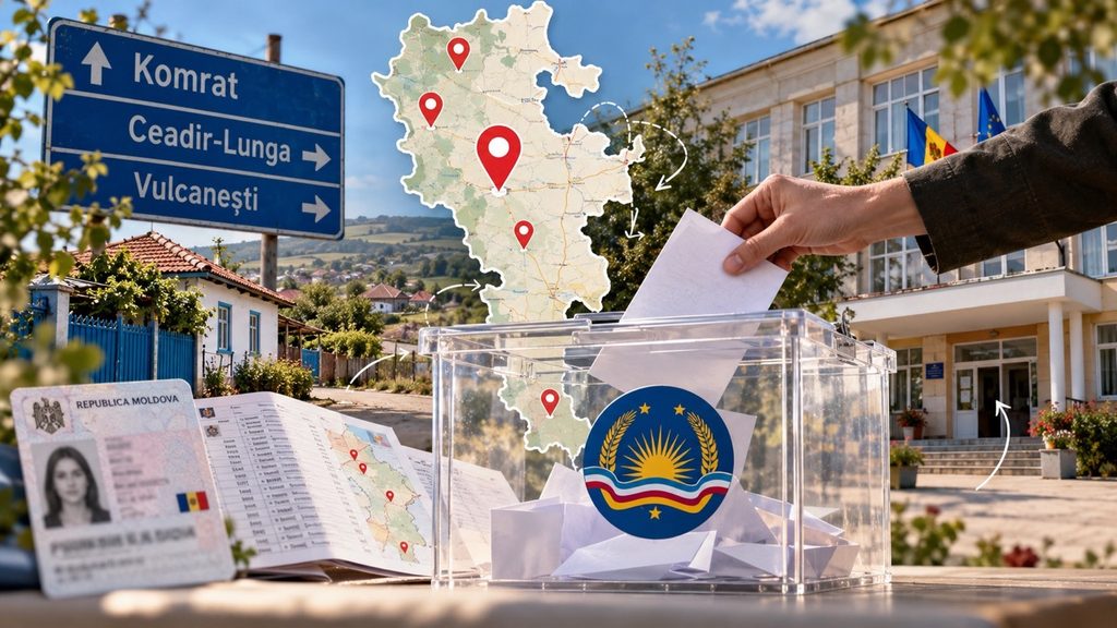Где голосовать на выборах в Гагаузии 15 ноября 2026 года: адреса всех 67 участков