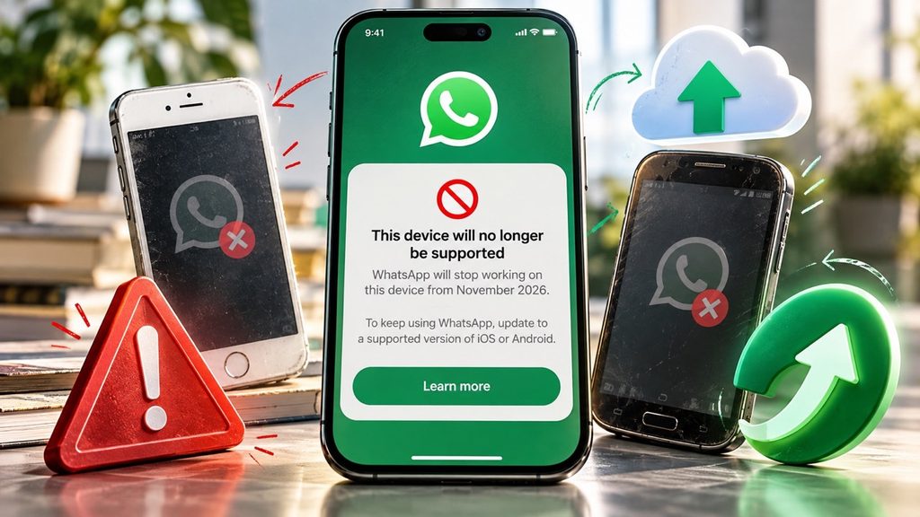 WhatsApp перестанет работать на некоторых смартфонах с ноября 2026: какие модели под угрозой